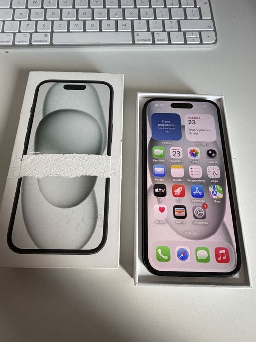 @ Bateria 100% iPhone 15 256gb Black