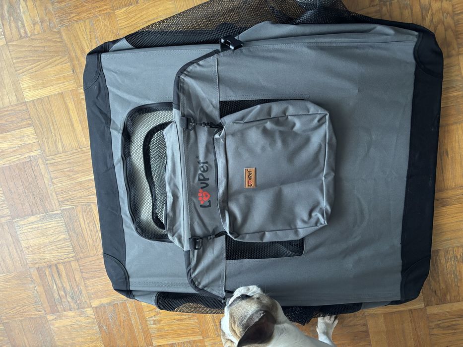 Transportadora dobrável para Cão