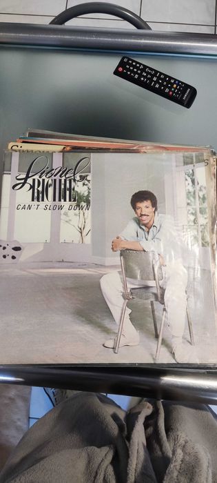 Coleção de vinil em estado Ex e Near Mint