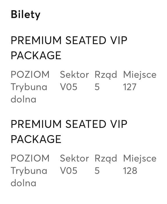 2x Bilety VIP  The Weeknd After Hours Til Dawn Tour