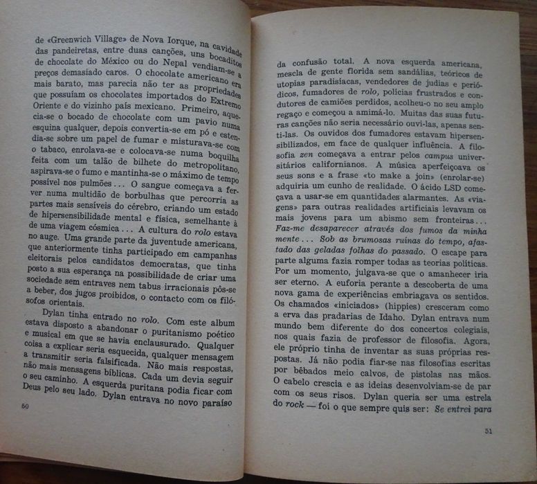 Bob Dylan de Jesus Ordovás - 1ª Edição 1973