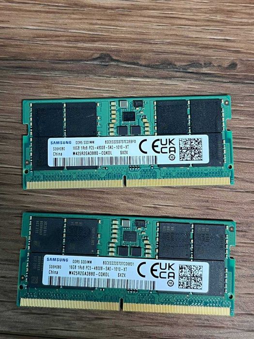 Пам'ять для ноутбуків Samsung 32Gb (2x16 GB) SO-DIMM DDR5 4800
