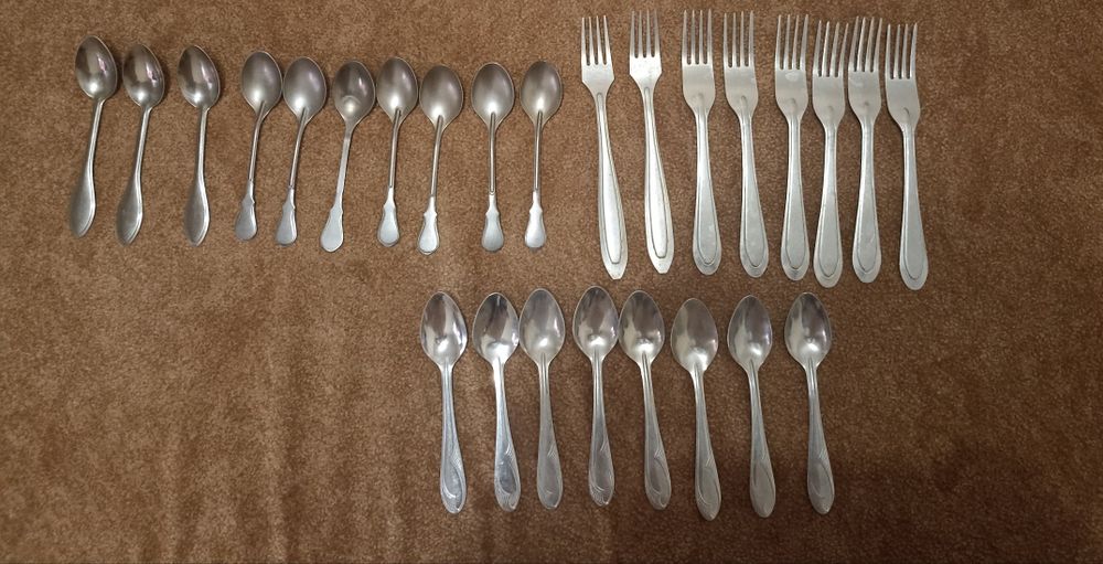 Столовые приборы из алюминия алюминиевые ложки столовы чайные вилки