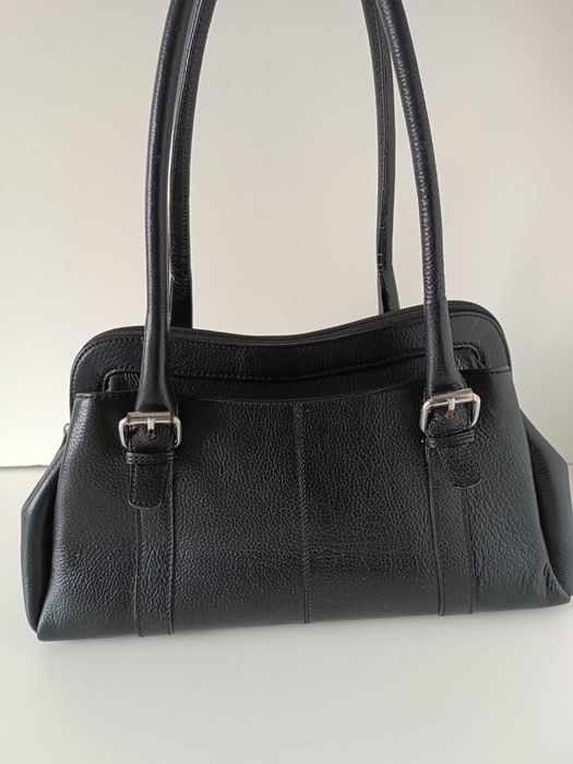 чорна шкіряна сумка Mulberry оригінал