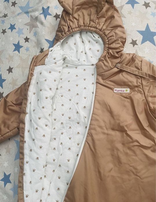 Демісезоний комбінезон Plamka "Sweet heart" золотий, 86 розмір