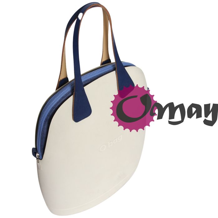 Granatowy organizer do OBAG 50 jajo len niebieski LAZUR 2 kiesz. OMAY