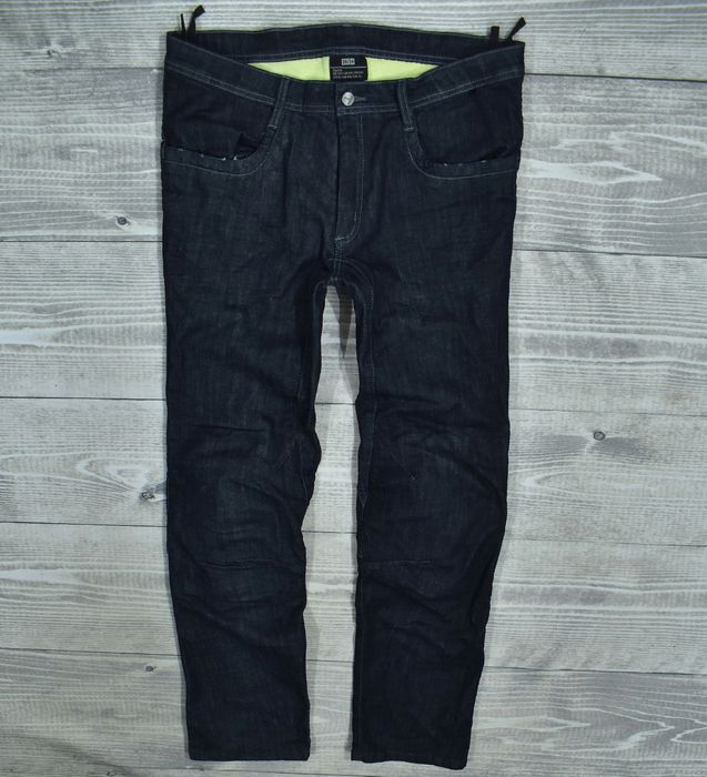 Highway Męskie Spodnie Jeansowe Motocyklowe Z Protektorami W36 L34