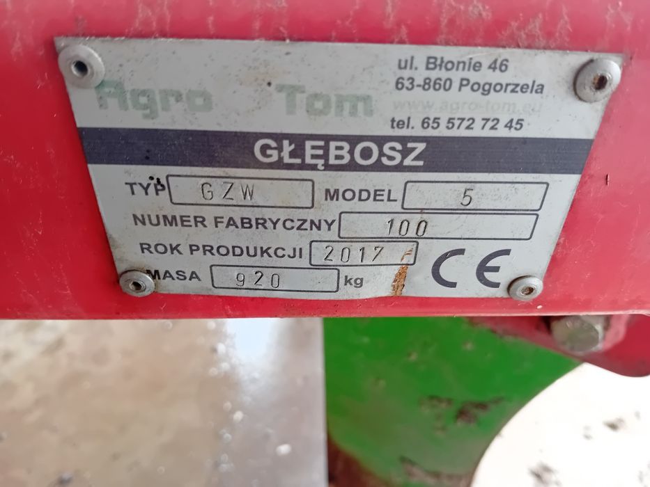 Głębosz GZW 5, Agro tom, Kret unia,5 łap