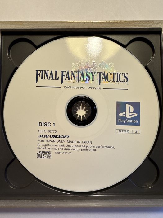 Final Fantasy Tactics - gra na Sony Playstation 1 ps1 psx - ntsc-j