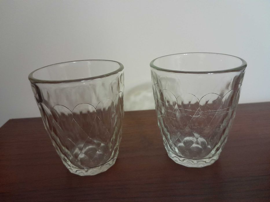 Стаканы граненные маленькие (2шт) времен СССР