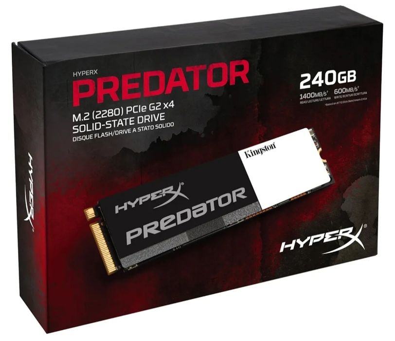 Продам SSD диск HyperX Predator 240Gb
