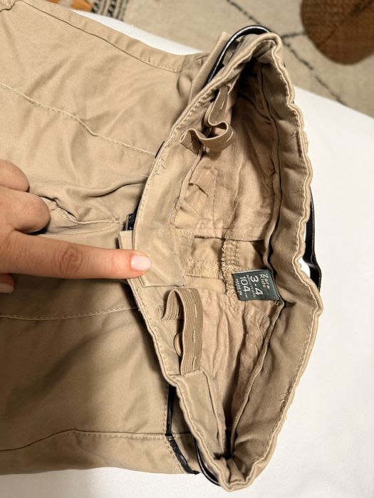 Calças de ganga em tom castanho