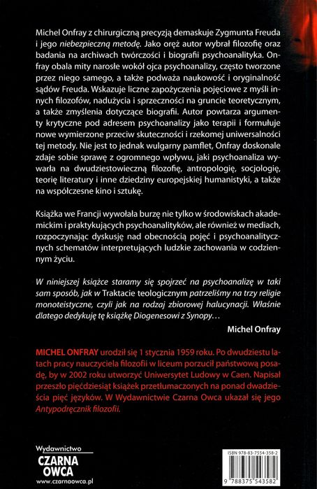 ZMIERZCH BOŻYSZCZA Michel Onfray FREUD Psychoanaliza Psychoterapia