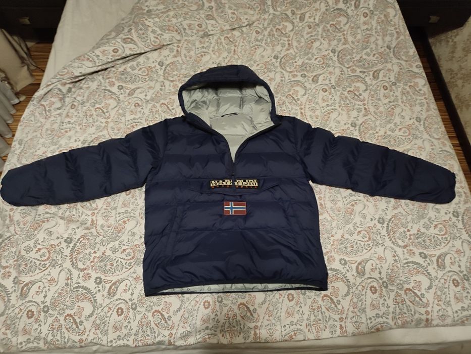 Анорак,куртка,пуховик napapijri rainforest open winter puffer  XL