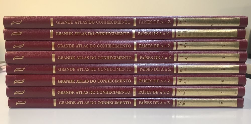 Enciclopédia/Coleção Grande Atlas do Conhecimento - excelente estado