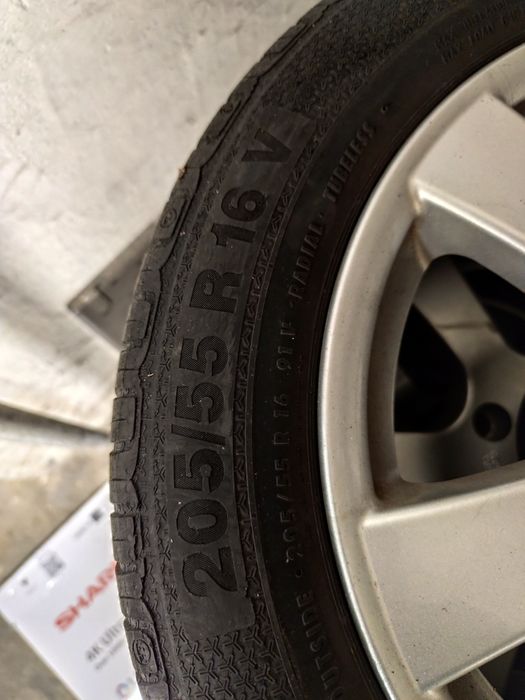 Opony Barum 205/55 R16 V plus felgi aluminiowe