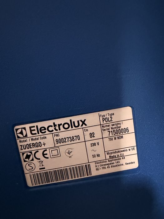 Odkurzacz Electrolux UltraOne ZUOERGO+ – sprawny