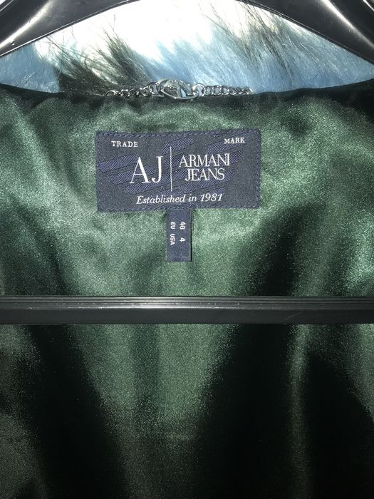 Casaco faux fur Armani jeans