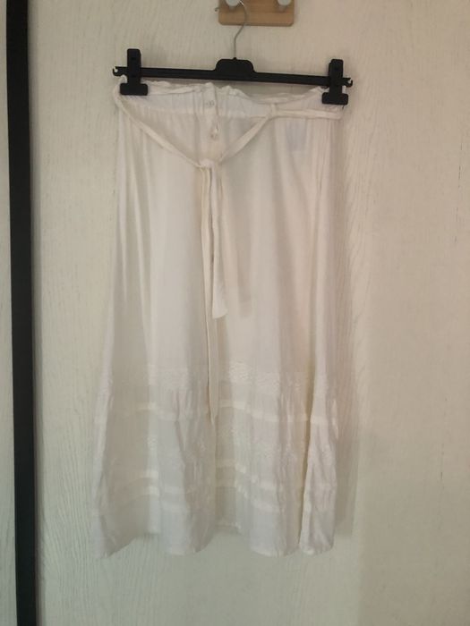 Biała spódnica h&m