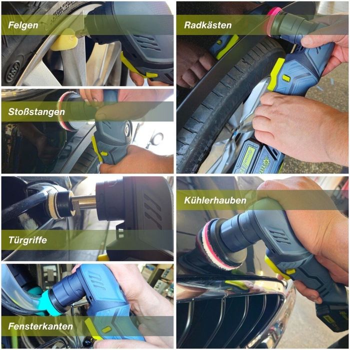 Акумуляторна  ексцентрикова полірувальна машина TITAN TDA1212B SET2