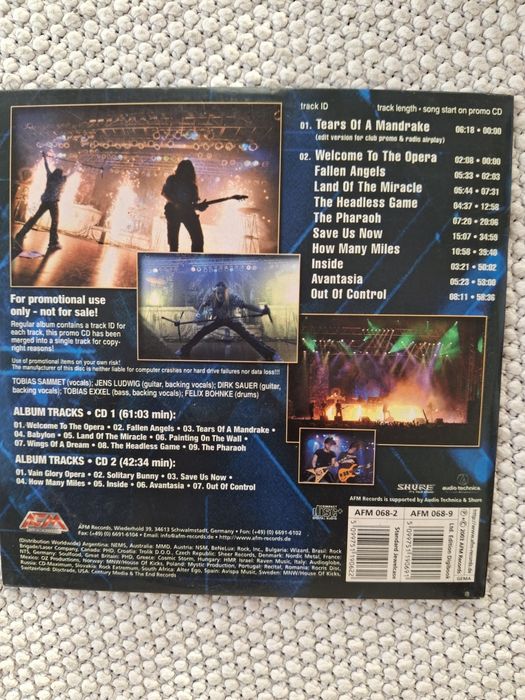 Ed Guy - Burning Down The Opera Live  - limited edition 2 Cds