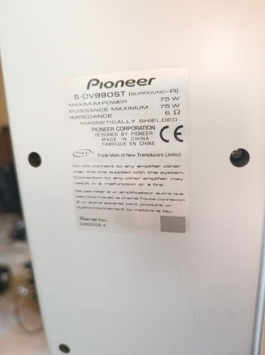 Фірмова акустика Pioneer S-DV990ST 75 ват якісні акустичні колонки