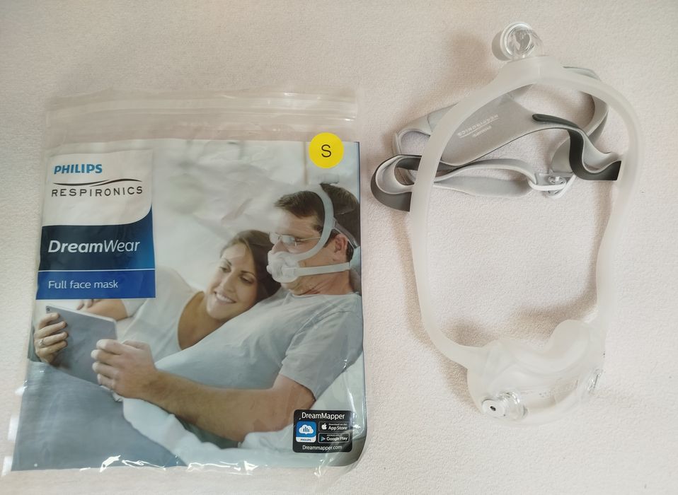 Máscara CPAP Philips DreamWear Full Face (Tamanho S) - Nova