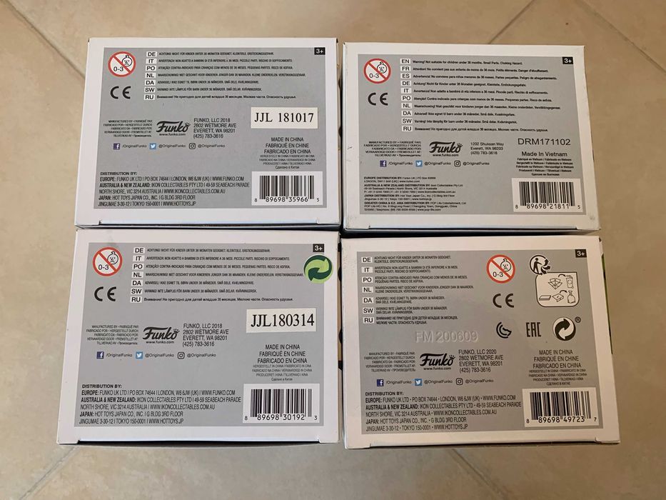 Funko Pop - vários temas (1 = 20€ / 2 ou mais = 18€ cada)