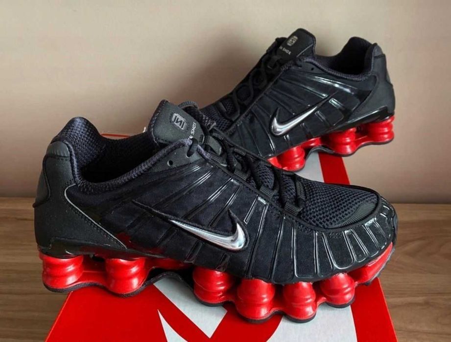 Buty nike air max nowe Shox Tl meskie obuwie czarne 43
