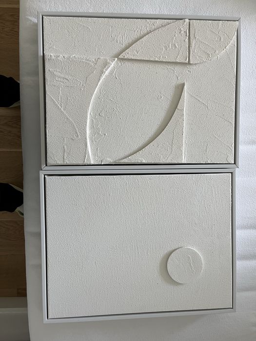 Wall hang canvas art x2