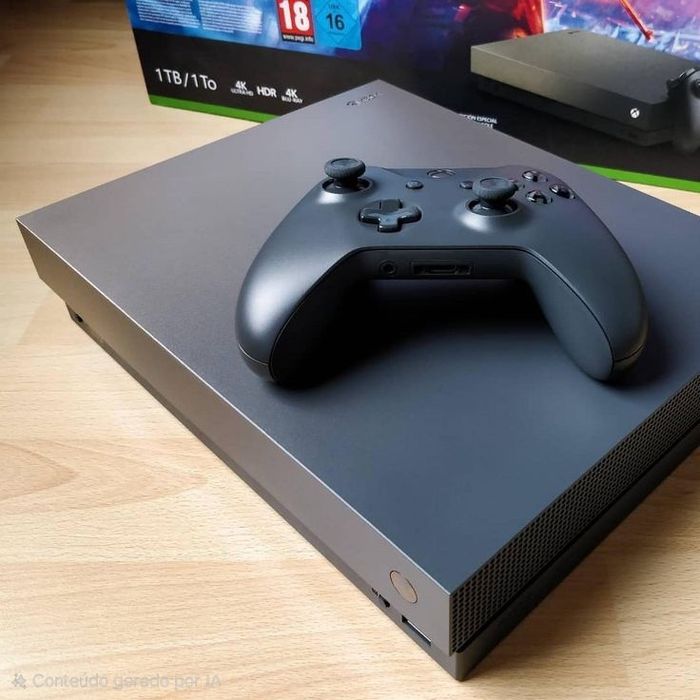 Xbox one x  Gold Rush edition