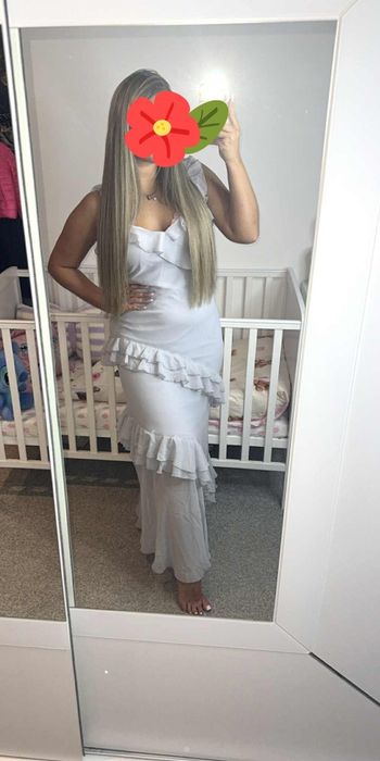 Sukienka maxi z falbanami nowa z metką