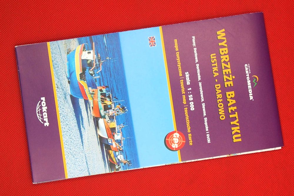 139 MAPA turystyczna WYBRZEŻE BAŁTYKU Darłowo do Ustki nowa nieużywana