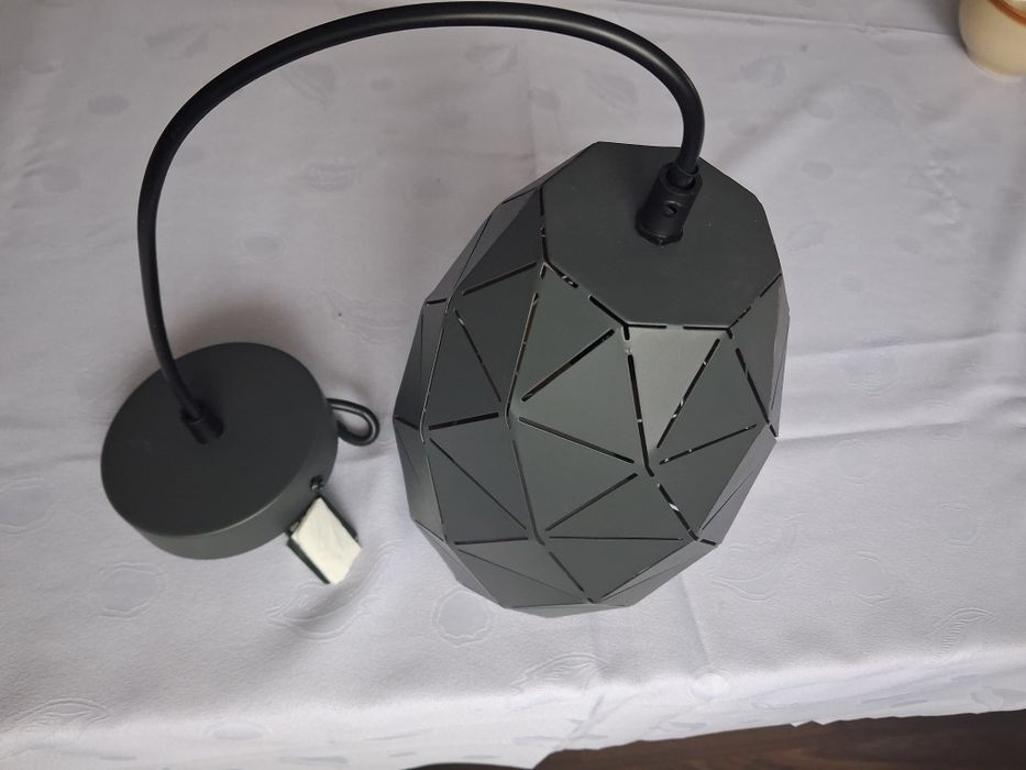 Lampa sufitowa grafitowa italux nowa bez metki