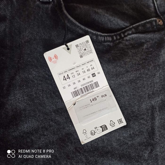 Spodnie Zara Wide Leg r. 44