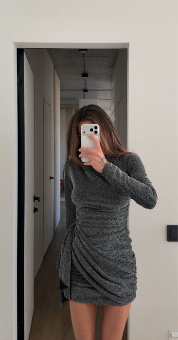 Сукня люрекс блискуча сукня женское платье сукня міні