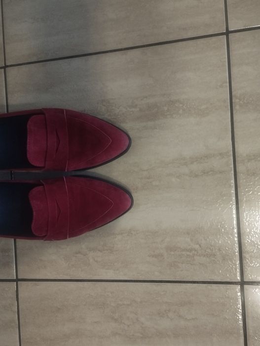 Buty venezia 38 bordowe