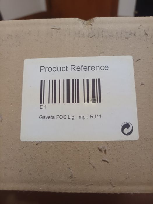 Caixa de loja POS ligacao por impressora