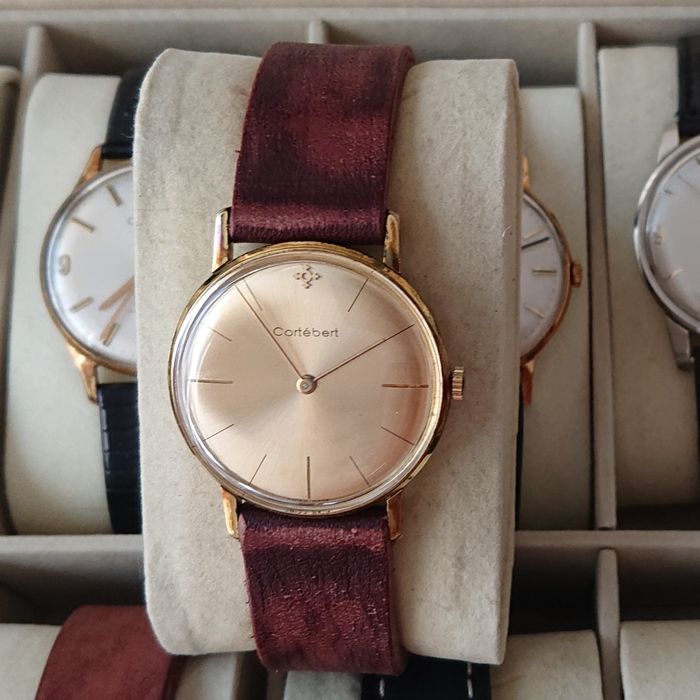 Cortebert zegarek naręczny mechaniczny swiss made