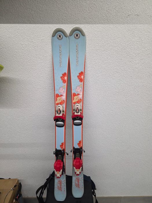 Narty dziecięce dziewczęce 110 cm