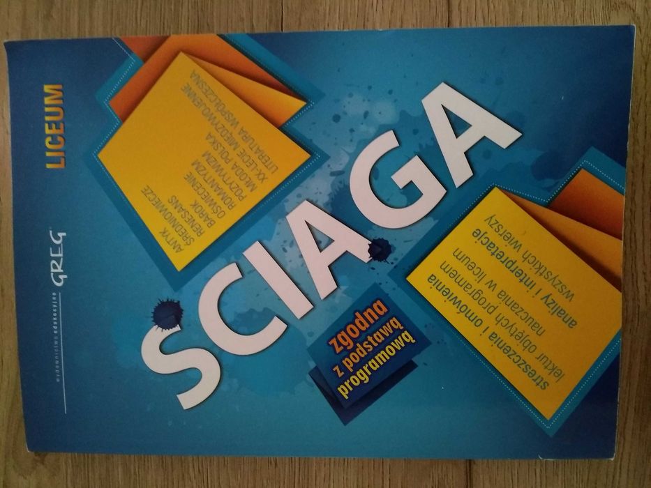 Ściąga, Greg, streszczenia i omówienia lektur