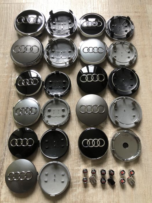 Колпачки заглушки на литые диски Ауди Audi A3 A4 A5 A6 A7 A8 Q3 Q5 Q7