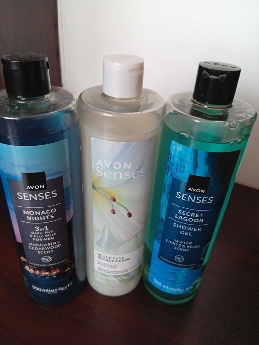 Zestaw 3 szt Avon Senses 500