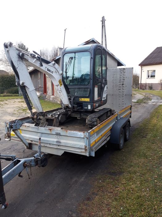 Usługi minikoparką