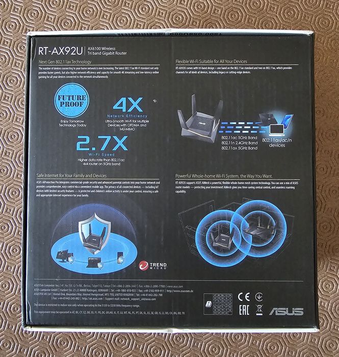Router ASUS RT-AX92U64283889193857124