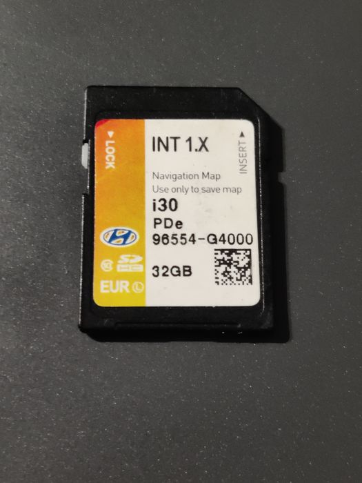 Cartão de memória para gps hyundai i30