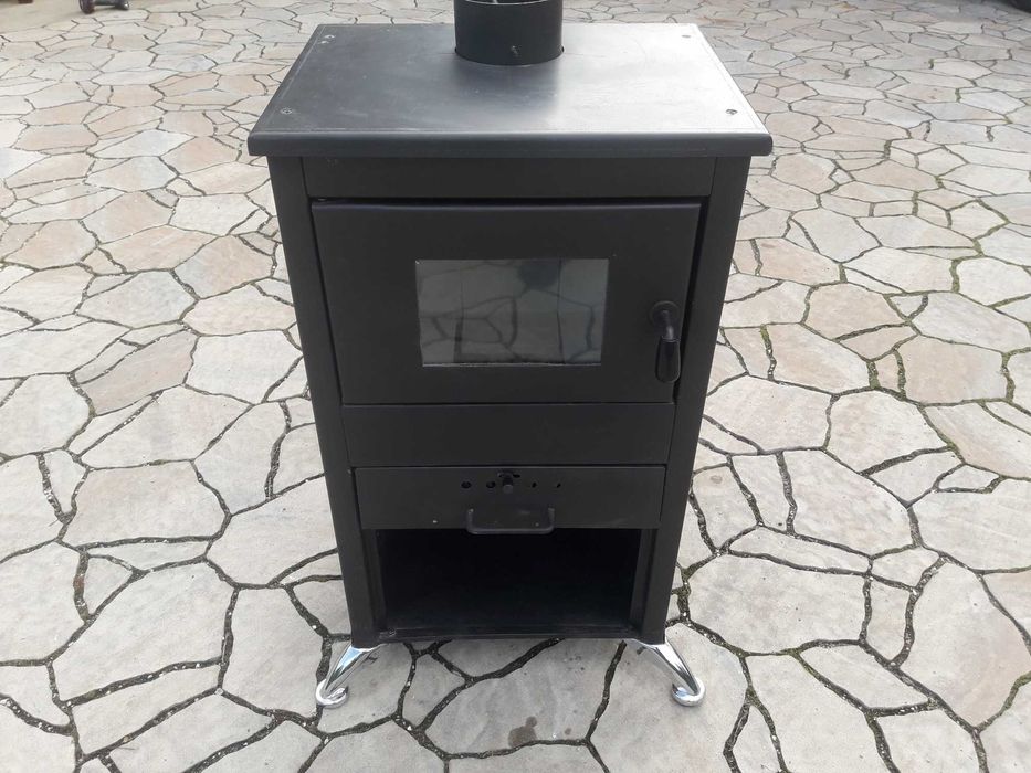 Nowy Stalowy Piec z szamotem 9KW i szyba