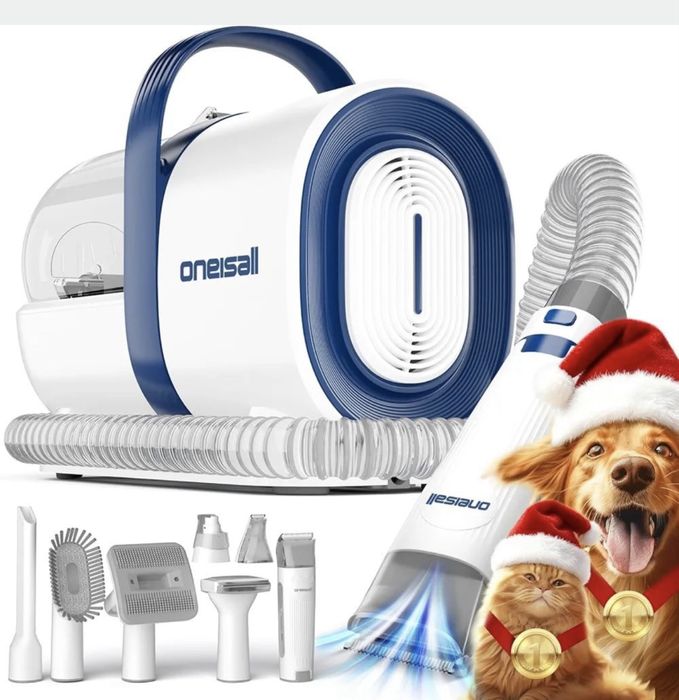 Oneisall Dog Grooming Kit з вакуумом та машинкою для стрижки