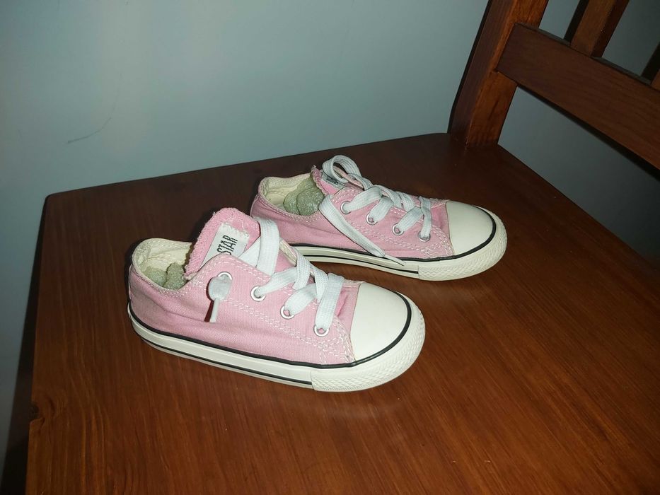 (34) Buciki r. 25 Tenisówki Converse All Srar Trampki różowe