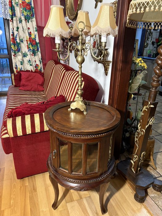 Sprzedam okrągły barek w stylu kolonialnym w kolorze palisandru :)